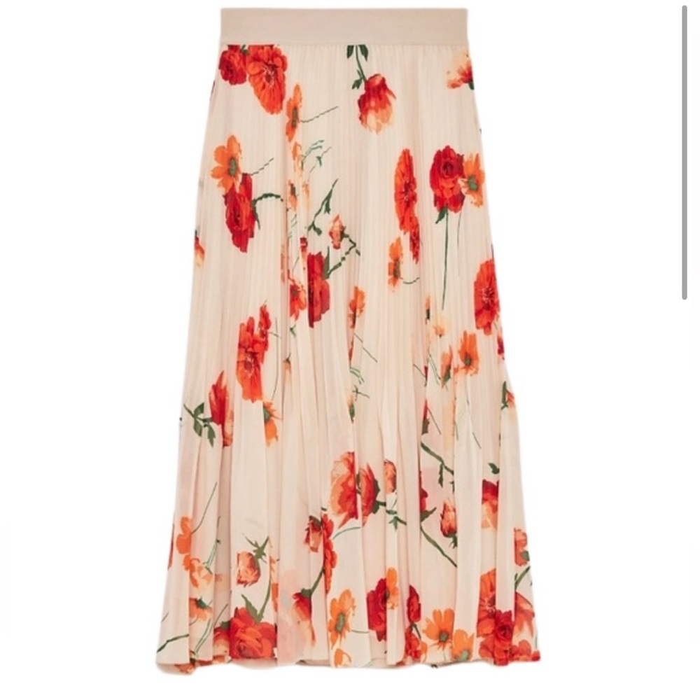 Aritzia Wilfred Floral Skirt
